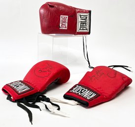 Celebrity Signed Boxing Gloves - Three!