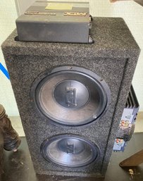 MTX Speaker Box And Amp