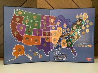 50 State Commemorative Quarters Map