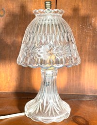 A Vintage Crystal Accent Lamp