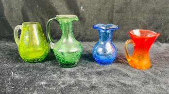 Crackle Glass Lot