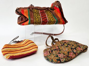 A Trio Of Ladies Bags - Small Duffel And Two Medium Purses