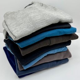 9 Men's Sweaters Including Some Cashmere, Size M To XL: Emile Lafaurie, Printemps, Gap & Kangra