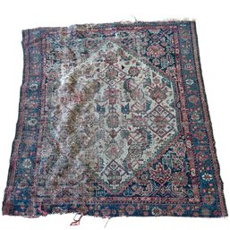 Antique Oriental Rug  3'4' X 3'7' (33)