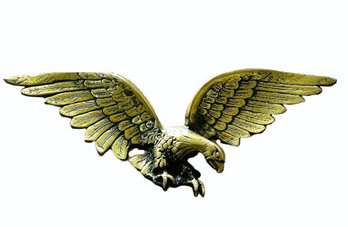 Large Vintage Brass Eagle Made In Japan