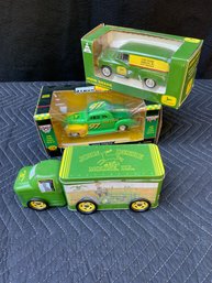 Liberty Classics John Deere Dodge D100 New Unopened, 1940 Ford Coupe Unopened,