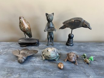 Animal Themed Shelf Decor