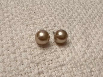 Pair Of Pearl Earrings