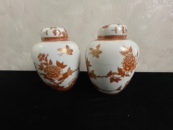 2 Piece Vintage Jar Set