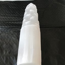 Selenite Crystal Tower , 6 LB 2 Oz, 12 Inch Tall