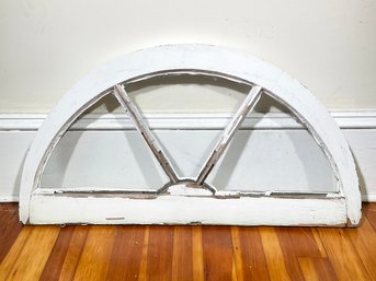 An Antique Half Round Transom