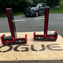 A Pair Of Ghost Strong Rolling J-cup Barbell Holders - Retail $350
