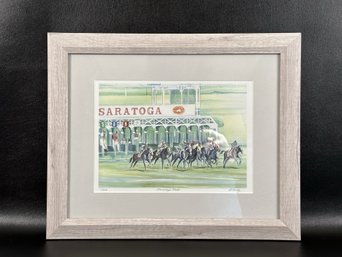 Limited Edition Print, Saratoga Start, Pencil-Signed, Numbered & Titled