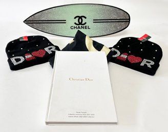 Couture Swag - Chanel Surfboard Display, Dustbag, Dior Winter Hats And Art Book!