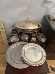 Group Of Miscellaneous Silver Plate