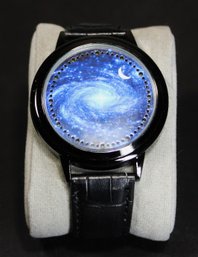 Japanese Contemporary Quartz Movement Galaxy Wristwatch