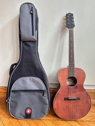 The Loar Brownstone Acoustic Guitar With Road Runner Gig Bag