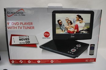 Supersonic 9' DVD Player With TV Tuner