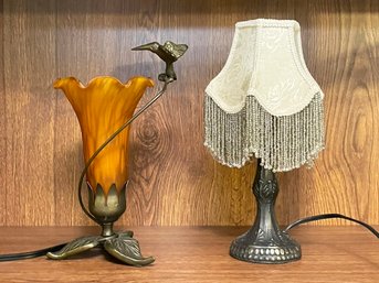 A Pair Of Vintage Accent Lamps