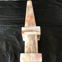 Onyx Obelisk , 5 LB 6 Oz, 24 Inch Tall