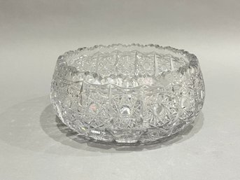 American Brilliant Cut Glass Bowl