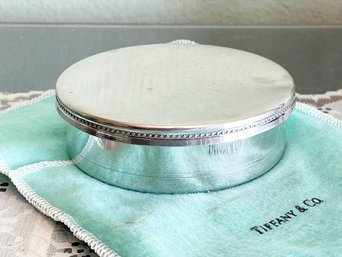 A Tiffany Pewter Jewelry Box