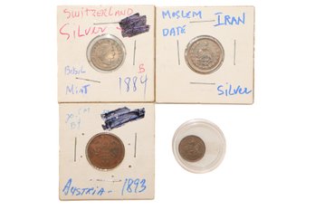 Antique Foreign Coins 1884, 1893, And More!