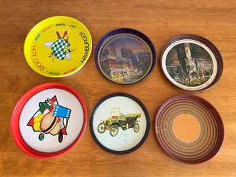Group Of (6) Collectible Trays