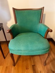 Vintage Upholstered Mahogany Framed Chair