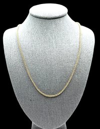 Vintage Danecraft Designer Italian Sterling Silver Vermeil Snake Chain Necklace