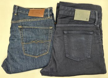 2 Pairs Men's Pants Size 33x32: Lucky Brand & Bonobos