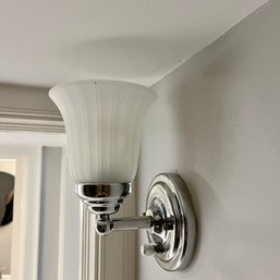 A Chrome Sconce - Bath B