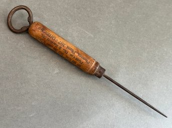 A Vintage Ice Pick From The Congamond Ice Co.