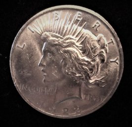 1922 U.S. Peace Silver Dollar, BU