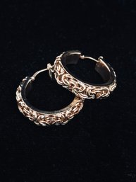 Milor Italy Bronze Hoop Clip Earring Set 575