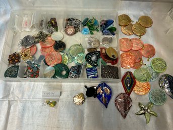 Glass Jewelry/craft Lot **NEW**