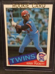 1985 Tioos Kirby Puckett Rookie Card - M