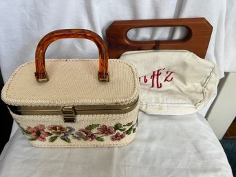 Pair Of Vintage Sewing Baskets