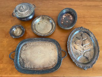 Group Of Silver Plated Pieces