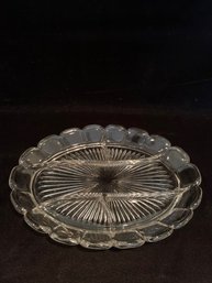 Divided Glass Dish