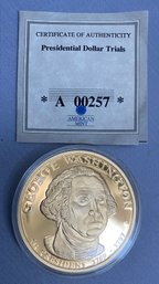 American Mint Presidential Dollar Trials George Washington