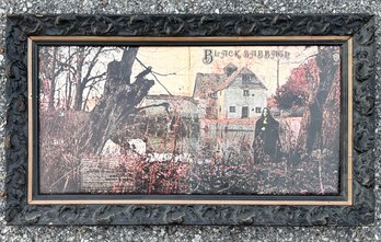 A Vintage Black Sabbath Record Jacket - Both Sides Framed