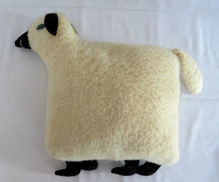 A Hand Crafted Sheep Pillow