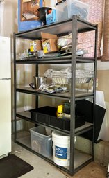 A Garage Storage Shelf And Contents - Great Garage Stuff!