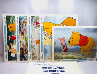 Set Of Walt Disney Winnie The Pooh & Tigger Too Full Color Lobby Cards