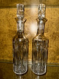 Beautiful Pair Of Crystal Decanters