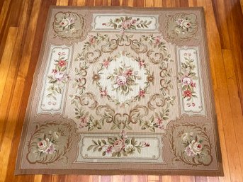 A Vintage Aubusson Area Rug