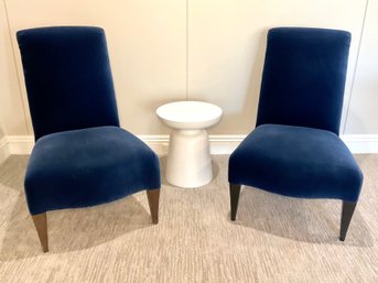 Pair Of Donghia Slipper Chairs