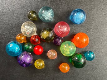 An Assortment Of Vintage Plastic Clacker Balls