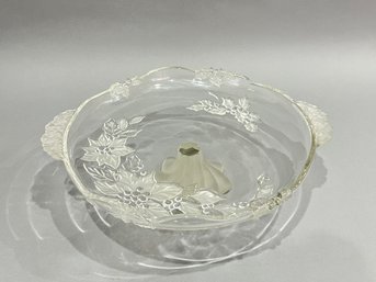 Antique Glass Cake Stand